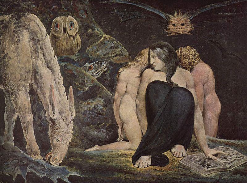 William Blake The Night of Enitharmon's Joy Sweden oil painting art